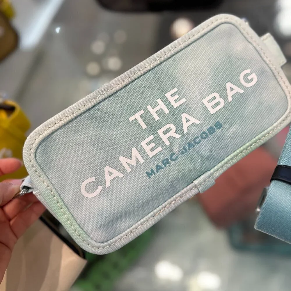 NWT！Marc Jacobs The Camera Bag -Tie dye Blue -canvas